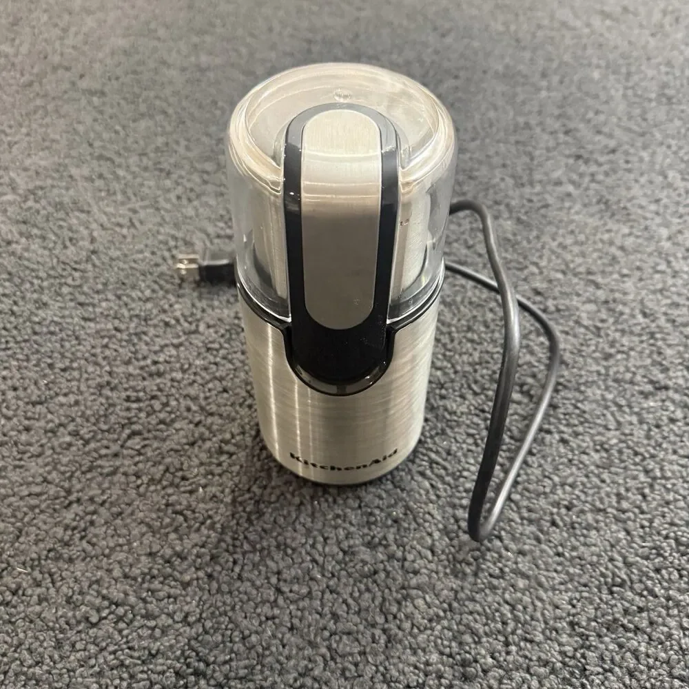 KitchenAid BCG111OB Blade Coffee Bean Grinder One-Touch Control Stainless Steel